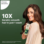 Pilgrim Patuá & Keratin Hair SMOOTHENING SHAMPOO for Dry & Frizzy hair | Sulphate & Paraben free shampoo for Women & Men | Shampoo for hair Smoothening & healthy scalp | 200 ml Shampoo from Pilgrim