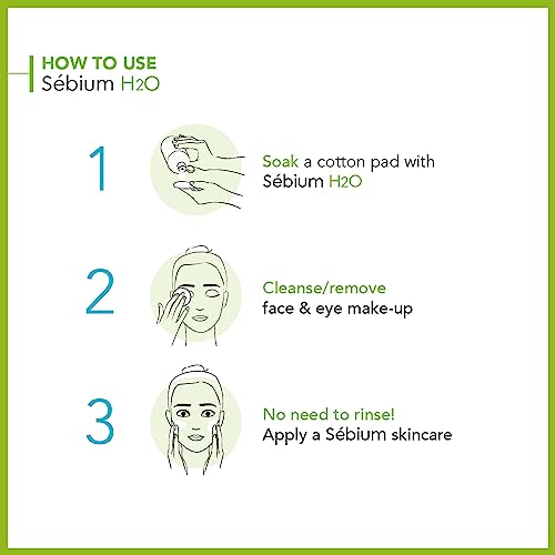 Bioderma Sébium H2O Purifying Micellar Cleansing Water and Makeup Removing Solution for Combination to Oily Skin 250 ml water from Bioderma