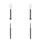 PAC Powder Brush 036 | Synthetic Bristle Makeup Brush | Blending Brush for Setting Powder Formulation | Medium Coverage Application | Black - 1 Brush  from PAC