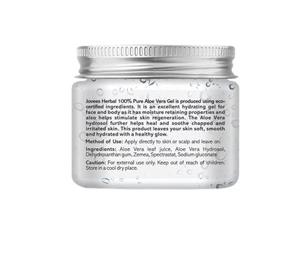 Jovees Herbal 100% Pure Aloe Vera Multipurpose Gel | For Face,Skin & Hair | For Both Men & Women | 200g  from JOVEES