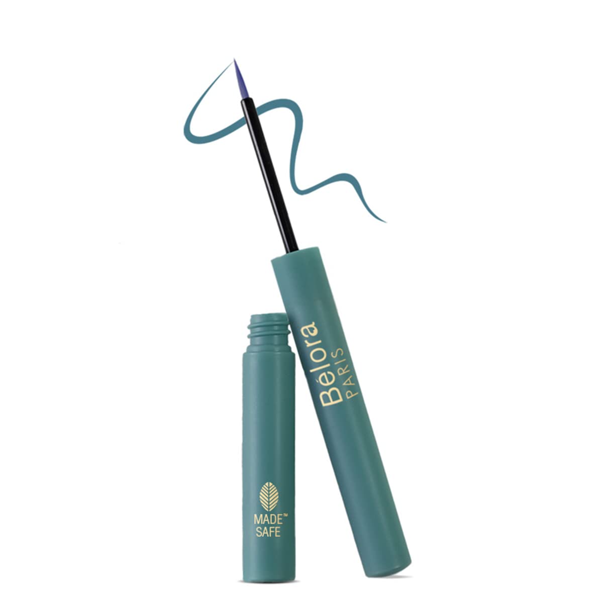 Belora Paris Colorful Desire Eyeliner | Matte Finish Liquid Eyeliner|Long stay 18 Hours | Smudgeproof |Waterproof | Intense Pigmentation -Sky High Blue  from Belora