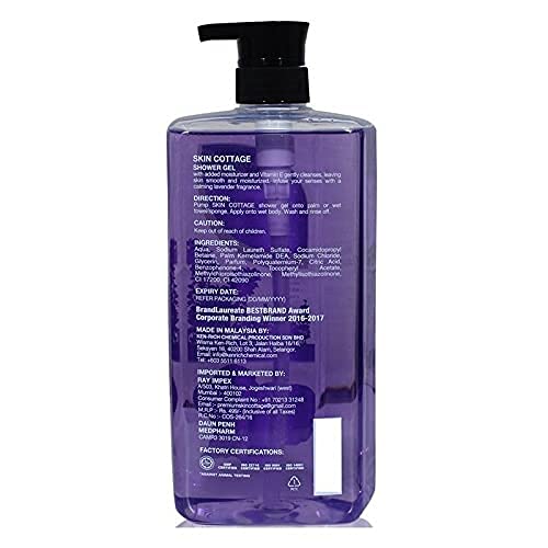 Skin Cottage Lavender Shower Gel, 1000 ml  from Skin Cottage