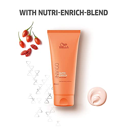 WELLA Professionals Invigo Nutri-Enrich Hair Conditioner 200 Ml Nourishing, Hydrating Hair Treatment For Dry And Damaged Hair With Goji Berry Nutrients,1 Count  from WELLA