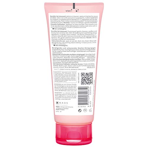 Bioderma Sensibio Gentle Soothing Micellar Cleansing Foaming Gel For Sensitive Skin(100ml)  from Bioderma