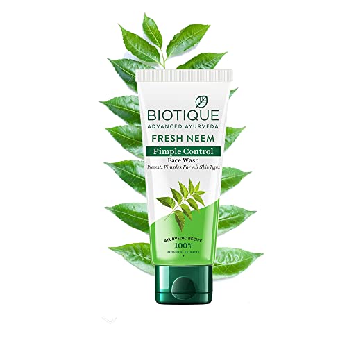 Biotique Advanced Ayurveda Bio Neem Purifying Face Wash for All Skin Types, 150ml face Wash from Biotique