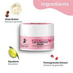 Pilgrim Spanish Squalane Lip Sleeping Mask (Bubblegum) For Unisex for Soft Lips For Perfect Pout With Shea Butter & Pomegranate For Hydrated & Soft Lips, 8g - Pink sleeping mask from Pilgrim
