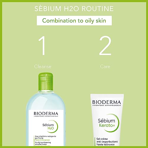 Bioderma Sébium H2O Purifying Micellar Cleansing Water and Makeup Removing Solution for Combination to Oily Skin 250 ml water from Bioderma