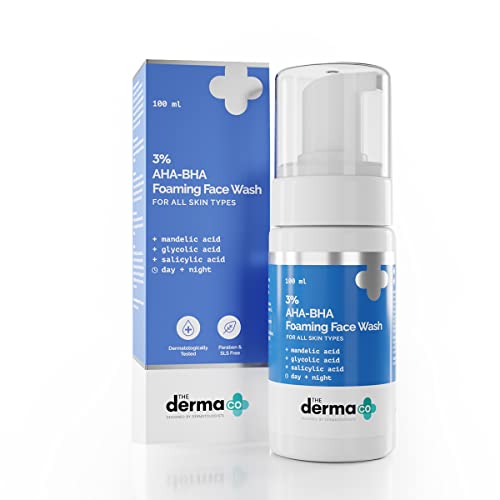 The Derma Co AHA-BHA Foaming Cleanser  from The Derma Co
