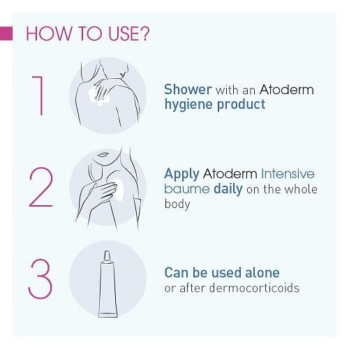 Bioderma Atoderm Intensive Baume for Very Dry to Sensitive, Irritated to Atopic Skin, Anti-itching, Ultra-soothing & Ultra-nourishing, 200ml  from Bioderma