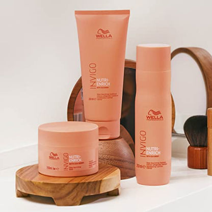 Wella Professionals Invigo Nutri-Enrich Shampoo for Damaged Hair | 250 ml | Nourishing, Hydrating Hair Cleanser for Dry Hair | With Goji Berry Nutrients  from WELLA PROFESSIONALS