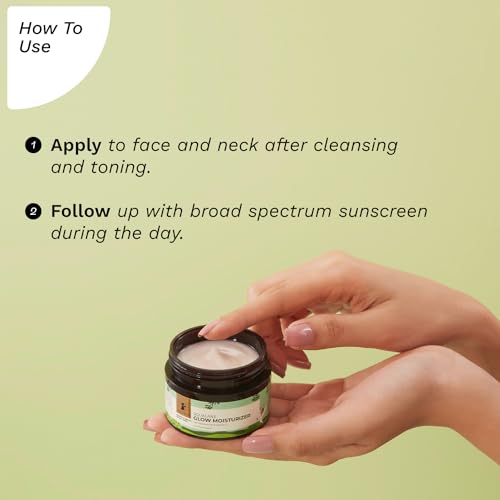 Pilgrim Squalane (Plant) Glow Moisturizer Cream For Face With Niacinamide & Vitamin C|Moisturizer For Dry Skin Hydration|Face Moisturizer Cream With Vitamin C For Glowing Skin|Non-Greasy|50 Gm Face Cream from Pilgrim