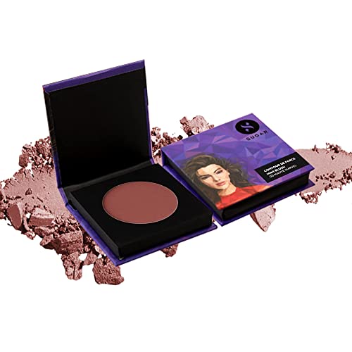 SUGAR Cosmetics Contour De Force Mini Blush for Face | Face Blusher for Face Makeup | Smooth Texture | Matte & Blendable | Paraben & Cruelty Free | 4gm | Mauve Marvel (Plum Blush)  from SUGAR Cosmetics