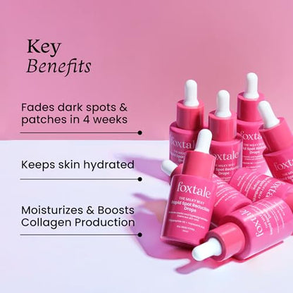 Foxtale 3% Tranexamic Acid & Peptide Serum for Pigmentation | Reduces Marks & Hyperpigmentation | Fades Dark Spots | Brightens and Evens Out Skin Tone | All Skin Types | Men and Women - 30 ml  from FoxTale
