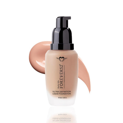 Daily Life Forever52 Ultra Definition Liquid Long Lasting Matte Full Coverage Flawless Weightless Cream Foundation, Milk Cake (FAIR SHADE WITH PINK UNDERTONE) - 005  from Forever52