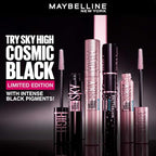 Maybelline New York Waterproof Mascara, Lengthening & Volumizing Mascara, With Bamboo Extract & Fibres, Lash Sensational Sky High, Very Black, 6ml  from Maybelline