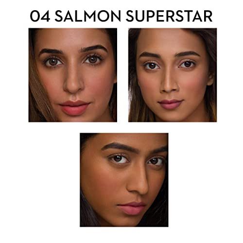 SUGAR Cosmetics Contour De Force Mini Blush for Face | Face Blusher for Face Makeup | Smooth Texture | Matte & Blendable | Paraben & Cruelty Free | 4gm | Salmon Superstar (Warm Peach Blush)  from SUGAR Cosmetics