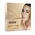 Ozone Illuminous Gold Facial Kit | For All Skin Type | With 6 Easy Step Organic Facial Kit For Natural Golden Glow, Radiant & Luminous Skin | For Men & Women | 60 gm (Single Use)  from Ozone