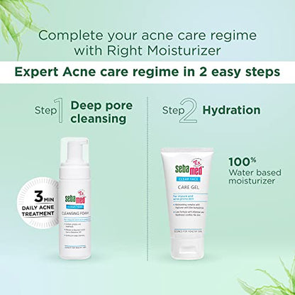 Sebamed Clear Face Care Gel 50Ml|Ph 5.5|Acne Prone Skin|Hyaluron & Aloe Vera|Water Based Moisturiser  from SebaMed