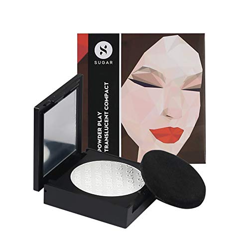 SUGAR Cosmetics - Powder Play - Translucent Compact - For Matte Finish Skin, Highlight or Subtle Baking - Oil-Controlling, Smooth Application, Long Lasting  from SUGAR Cosmetics