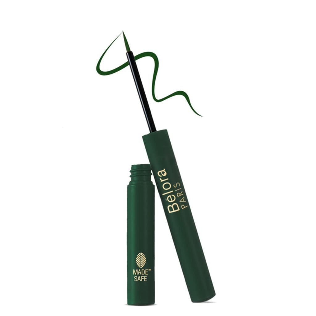 Belora Paris Colorful Desire Eyeliner | Matte Finish Liquid Eyeliner|Long stay 18 Hours | Smudgeproof |Waterproof | Intense Pigmentation -Sky High Blue  from Belora