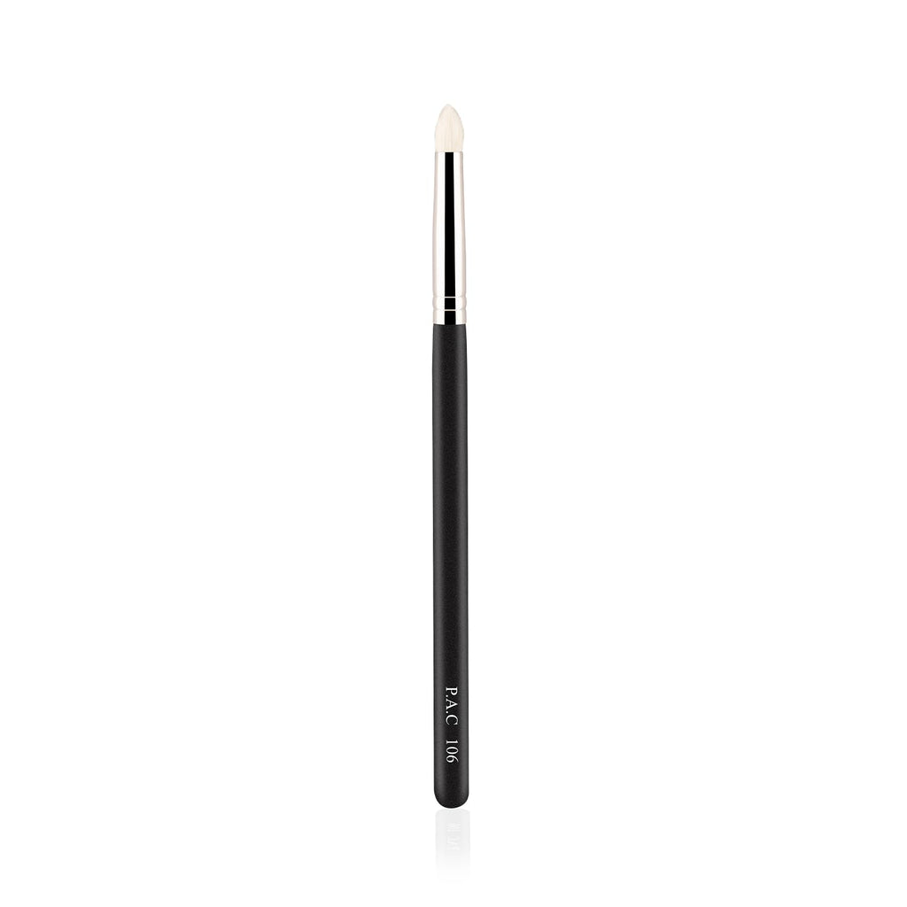 PAC Eyeshadow Brush - 106 | Synthetic Bristle Makeup brush | Blending Brush for Setting Eyeshadow Powder Formulation | Sheer Coverage Application | Black - 1 Brush  from PAC