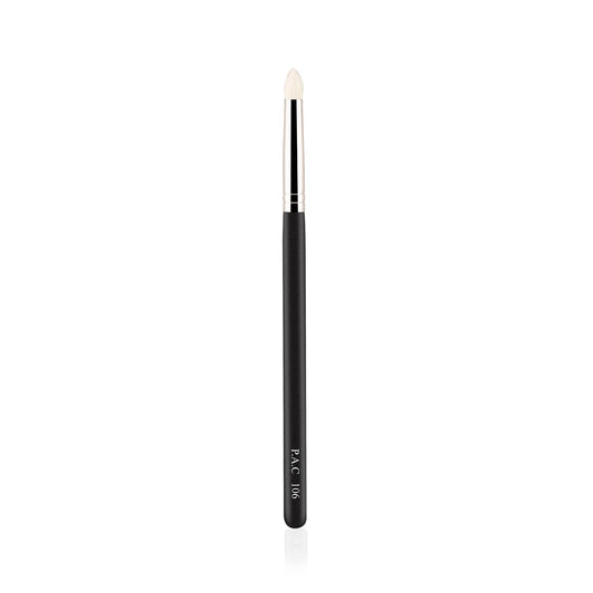 PAC Eyeshadow Brush - 106 | Synthetic Bristle Makeup brush | Blending Brush for Setting Eyeshadow Powder Formulation | Sheer Coverage Application | Black - 1 Brush  from PAC
