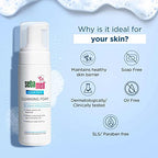 Sebamed Clear Face Cleansing Foam for Acne prone Skin 150 ml I pH 5.5 I Gentle, Effective hydrating cleanser for pimples | Face wash |men & womenl Oil Free l Clinically proven l Toxin free  from SebaMed