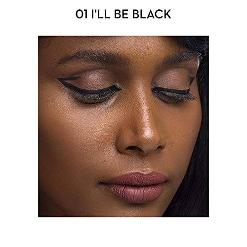 SUGAR Cosmetics - Arrested For Overstay - Waterproof Eyeliner - 01 I'll Be Black (Black Eyeliner) - Quick Drying, 100% Waterproof Eye Liner with Matte Finish  from SUGAR Cosmetics