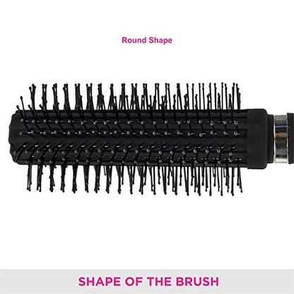 Vega Round Hair Brush (India's No.1* Hair Brush Brand) For Adding Curls, Volume & Waves In Hairs| Men and Women| All Hair Types (E5-RB N)  from VEGA