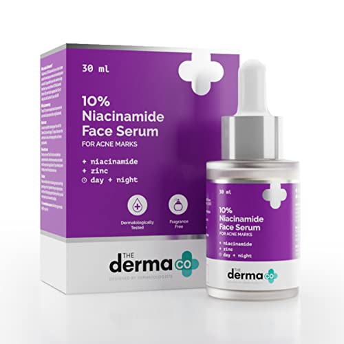 The Derma Co 10% Niacinamide Face Serum with Zinc for Acne Marks | Fades Acne Marks & Dark Spots | Controls Oil  from The Derma Co