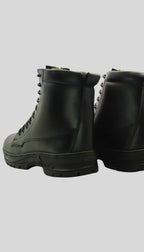 WJ Flying Boot Guardian X for Men: Padded High Ankle Shoes, Genuine Leather with Metal Chain , Memory Foam Insole & Hardened Toe