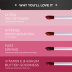Kiss-Proof Liquid Lipstick (Wine stain)