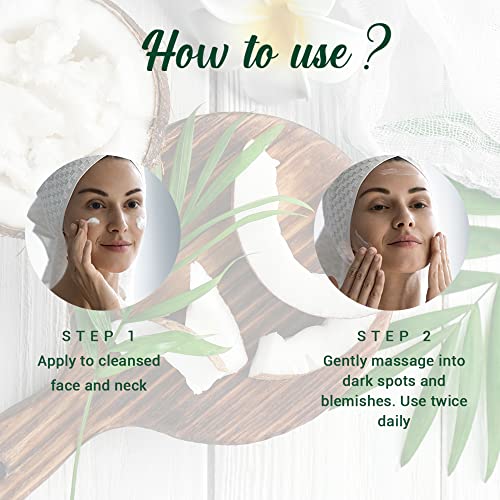 Biotique Coconut Brightening Instant Glow Cream| Lightweight and Non-Greasy | Reduces Dark Spots and Protects Ageing | Nourished and Moisturized Skin |100% Botanical Extracts| All Skin Types | 50gm Face Cream from Biotique
