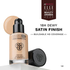 PAC Studio HD Liquid Foundation - Lightweight Dewy Satin Finish, Medium to Buildable Coverage