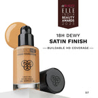 PAC Studio HD Liquid Foundation - Lightweight Dewy Satin Finish, Medium to Buildable Coverage