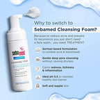 Sebamed Clear Face Cleansing Foam for Acne prone Skin 150 ml I pH 5.5 I Gentle, Effective hydrating cleanser for pimples | Face wash |men & womenl Oil Free l Clinically proven l Toxin free  from SebaMed