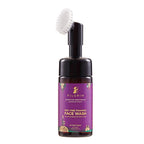 PILGRIM French Red Vine foaming face wash for glowing skin with Vitamin B5 & Aloe | Face wash with brush |Non drying cleanser for face|Face wash for dry skin|Face wash for women & men | facewash|120ml face Wash from Pilgrim