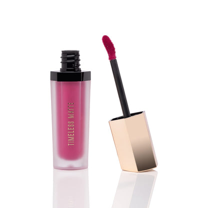 PAC Timeless Matte liquid lipstick Waterproof | Smudge & Transfer Proof Lipsticks for Women with Rose Oil | Long Lasting upto 12Hrs | High Pigmented Lip Color for All Skin Types | Berryliscous - 6.5ml  from PAC