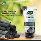 Joy Charcoal Face Wash for Oil Control & Dirt Removal (150ml) | Fights Pollution, Blackheads, Acne & Pimples | Activated Charcoal Face Wash For Oily Skin For Men & Women  from JOY