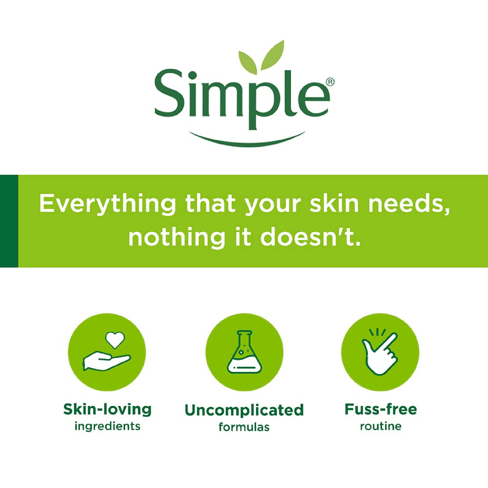 Simple Kind To Skin Refreshing Facial Wash 150 ml | 100% Soap-Free Facewash that doesn't dry out your skin| For All Skin Types  from simple