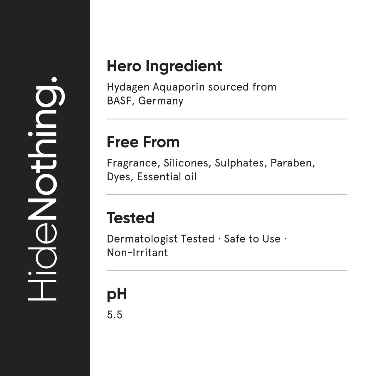 Minimalist 5% Aquaporin Booster | Hydrating Face Wash For Dry Skin with Hyaluronic Acid | Sulphate Free | Non-drying Cleanser | For Women & Men (100 ml)