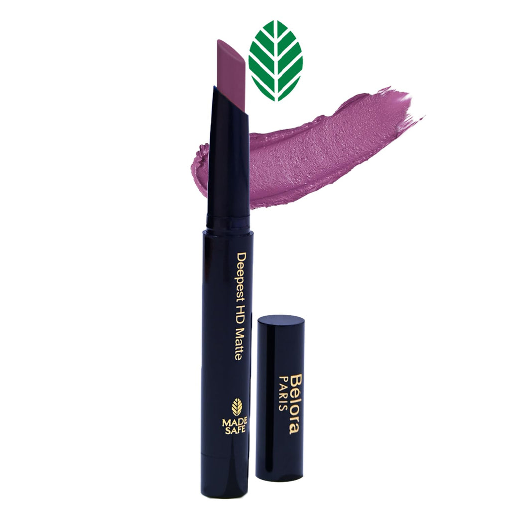 Belora Paris Deepest HD Matte Hydrating Crayon Lipstick with Vitamin C | Long Stay |Intense Colour |Matte Finish | Lightweight Silky Smooth (Dancing Diva), 1.2 gm lipstick from Belora paris