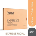 Raaga Professional Express Facial Kit (1+1) | Normal to Dry Skin| One time Facial Kit with 6 Sachets, 35gm facial Kits from HAVIN