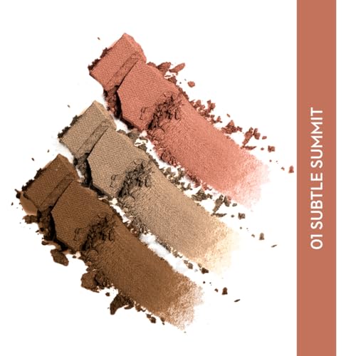 SUGAR Cosmetics Contour De Force Face Palette for Makeup | Includes Matte Bronzer, Highlighter & Blush | Makeup Palette with Built-in Mirror - 01 Subtle Summit  from SUGAR Cosmetics
