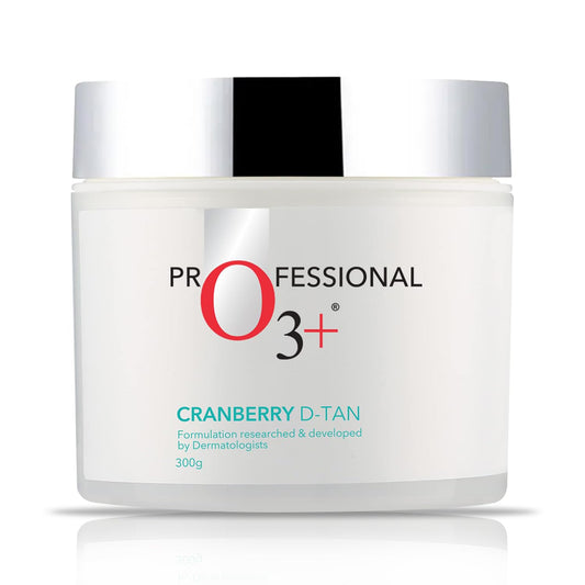 O3+ Cranberry D Tan with Natural Extracts for Tan Removal, Sun Damage Protection and Skin Whitening - For Oily Skin (De Tan 300 g)  from O3+