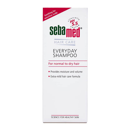 SebaMed Everyday Shampoo 200 Ml|Ph 5.5|Normal To Dry Hair|Mild|Gives Moisture&Volume|Phthalates&Sls And Parabens Free|Men&Women L Shampoo For Dry Scalp Toxin Free L Clinically Proven L Toxin Free  from SebaMed