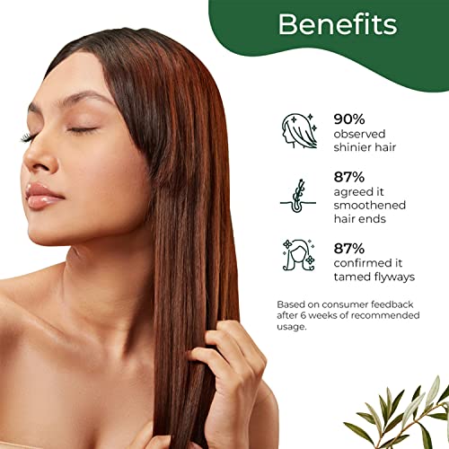 PILGRIM Amazonian Patuá & Hyaluronic Acid Smoothening Hair Serum For Dry & Frizzy Hair, Serum For Hair Smoothening, Hydrates & Detangles, Smoothens Rough Ends, Hair Serum For Unisex, 100ml hair serum from Pilgrim