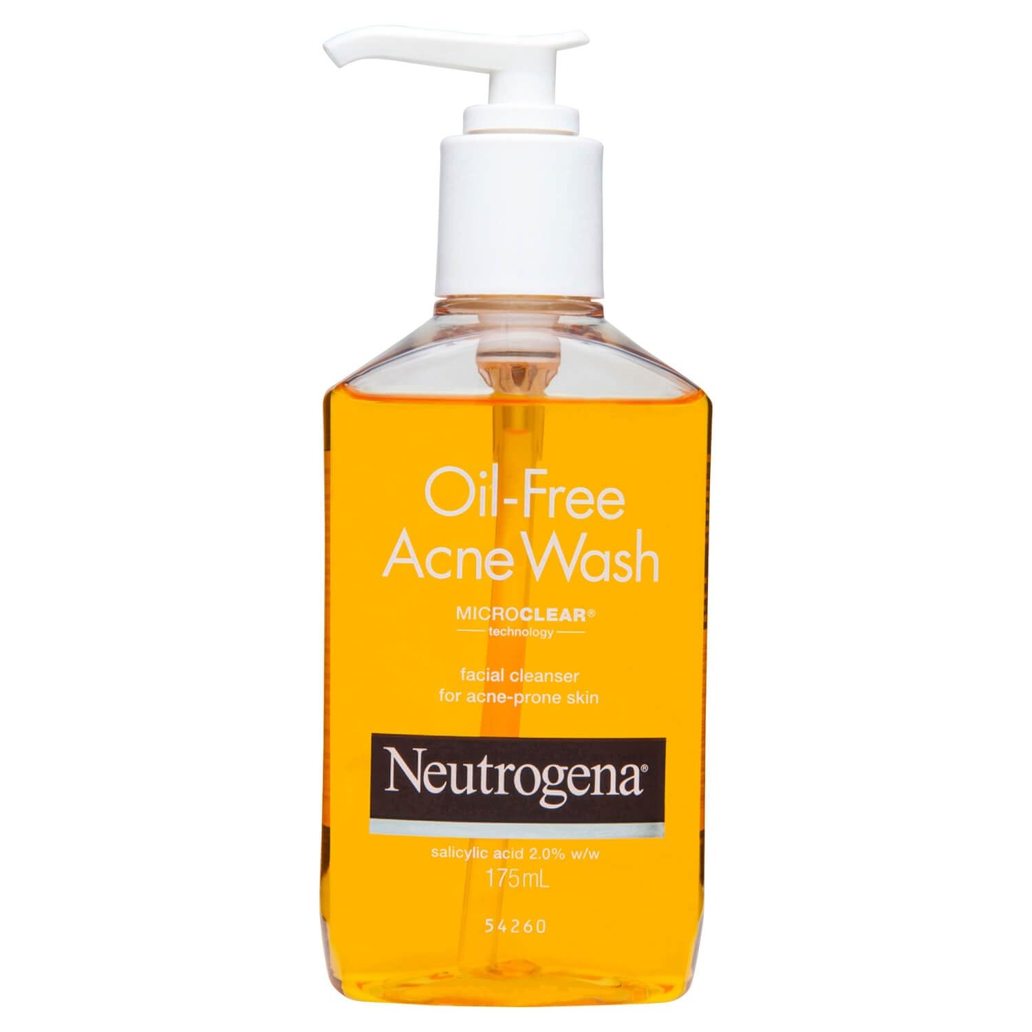 Neutrogena Oil Free Acne Wash | Deep Cleansing Face Wash with Salicylic Acid | Hydrating, Alcohol Free, Non Comedogenic & Dermatologically Tested | For Oily Acne Prone Skin | 175ml  from Neutrogena