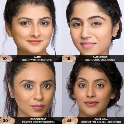 SUGAR Cosmetics Dream Cover Matte Compact Powder With SPF 15 & Vitamin E | Pressed Setting Powder | Blurs Pores - 15 Cappuccino (light-medium)  from SUGAR Cosmetics