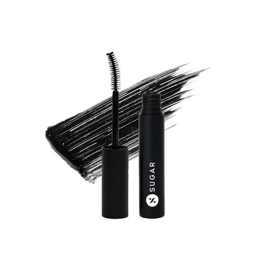 SUGAR Cosmetics Uptown Curl Lengthening Mascara | Lasts Upto 8 hrs | Lightweight and Smudgeproof With Lash Growth Formula - 01 Black Beauty - 5ml  from SUGAR Cosmetics